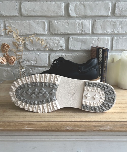 LUGG NAGG(ラグナグ)の「【maschietta】【3E】プラットフォームレースアップシューズ【厚底】(パンプス・レディース・オフホワイト/ブラック/ブラック×ブラック・M/L/S/LL)」の14枚目の写真
