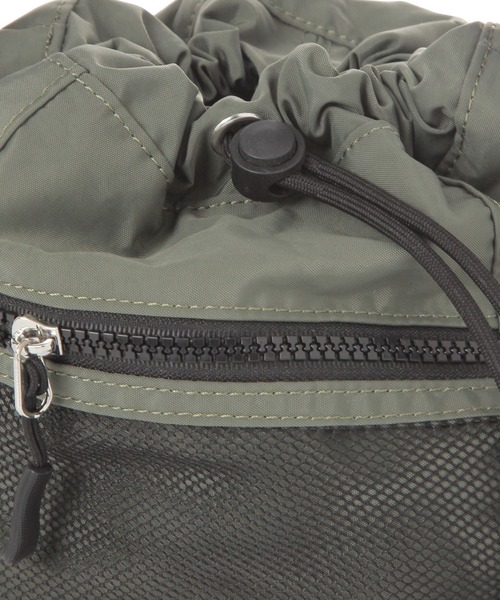 LAKOLE（ラコレ）の「メッシュコンビ巾着ショルダーバッグ / 288642（ショルダーバッグ・メンズ・カーキ/パープル/ブラック・FREE）」の20枚目の写真