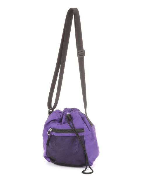 LAKOLE（ラコレ）の「メッシュコンビ巾着ショルダーバッグ / 288642（ショルダーバッグ・メンズ・カーキ/パープル/ブラック・FREE）」の10枚目の写真