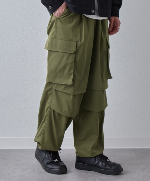 COLONY 2139（コロニートゥーワンスリーナイン）の「ストレッチカーゴパンツ（カーゴパンツ・メンズ・カーキ/ブラック/ホワイト・LARGE/MEDIUM）」の11枚目の写真