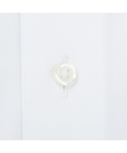 TOKYO SHIRTS(トウキョウシャツ)の「形態安定ノーアイロン レギュラー 長袖ビジネスワイシャツ(ビジネスシャツ・メンズ・ホワイト・首回り39cm-裄丈80cm/首回り37cm-裄丈84cm/首回り39cm-裄丈84cm/首回り42cm-裄丈82cm/首回り42cm-裄丈86cm/首回り43cm-裄丈82cm/首回り37cm-裄丈80cm/首回り43cm-裄丈86cm)」の4枚目の写真