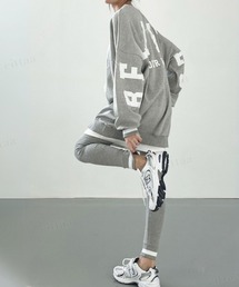 Dalfwin（ダールフィン）の「【上下2点セット】BELIEVEDロゴスウェットレギンスセットアップ ゴルフウェア（セットアップ）」