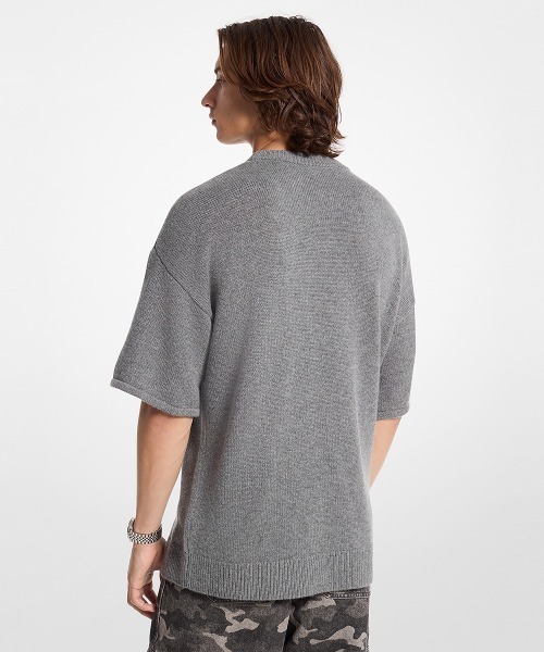 MICHAEL KORS（マイケルコース）の「ユニセックス ショートスリーブ セーター（ニット/セーター・レディース・アッシュ・L/XL/S/M）」の6枚目の写真