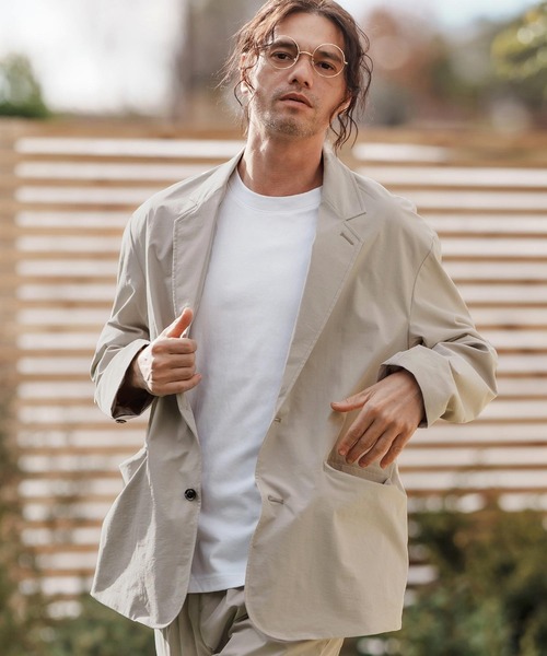 LARDINI アイボリー テーラードジャケット LARDINI アイボリー