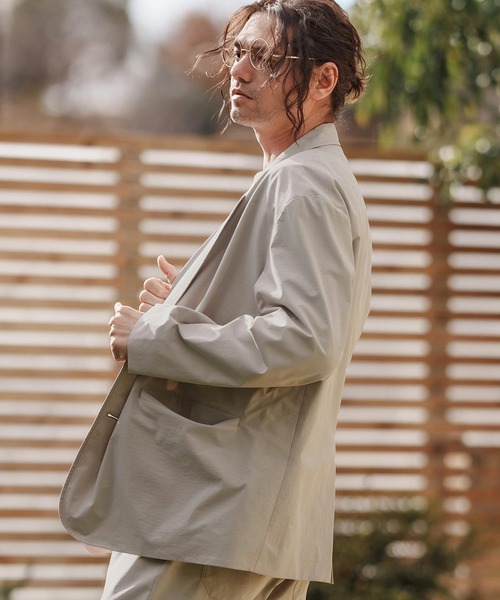 CAMBIO（カンビオ）の「mj10578-ビッグシルエットテーラードジャケット（テーラードジャケット・メンズ・ネイビー/ブラック/ベージュ・M/L）」の5枚目の写真