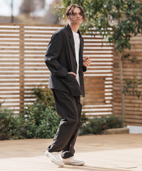 CAMBIO（カンビオ）の「mj10578-ビッグシルエットテーラードジャケット（テーラードジャケット・メンズ・ネイビー/ブラック/ベージュ・M/L）」の20枚目の写真