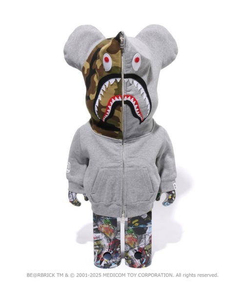 SHARK HOODIE BE@RBRICK 1000%（フィギュア）｜A BATHING APE