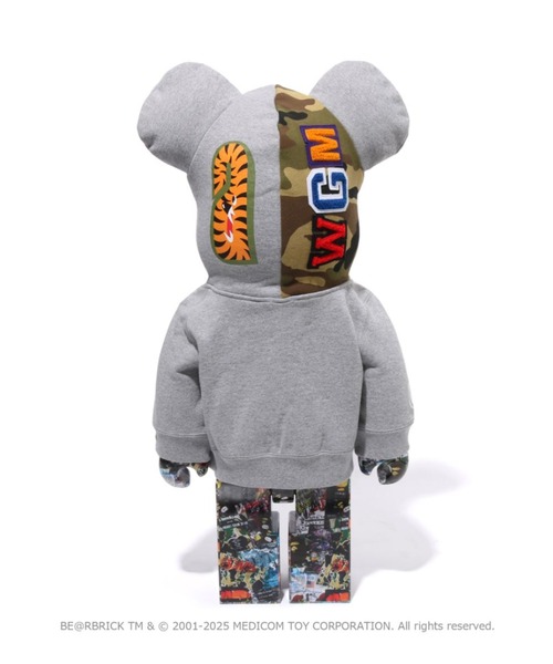 ミリタリー BE@RBRICK BAPE SHARK 1000% LEGACY CAMO SHARK BE@RBRICK