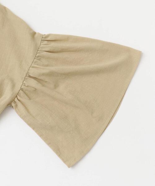 ITEMS URBANRESEARCH（アイテムズ アーバンリサーチ）の「バンドカラーティアードシャツ（シャツ/ブラウス・レディース・ブラック/ベージュ/ブルー・FREE）」の10枚目の写真