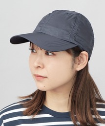 A.M.S. | 透け リップストップナイロン ロングビル キャップ つば長 深め(キャップ)
