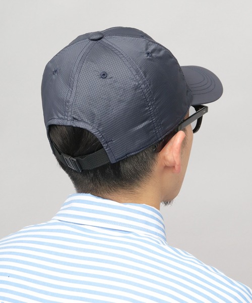 A.M.S.(エーエムエス)の「透け リップストップナイロン ロングビル キャップ つば長 深め(キャップ・メンズ・グレー/ブラック・FREE)」の19枚目の写真