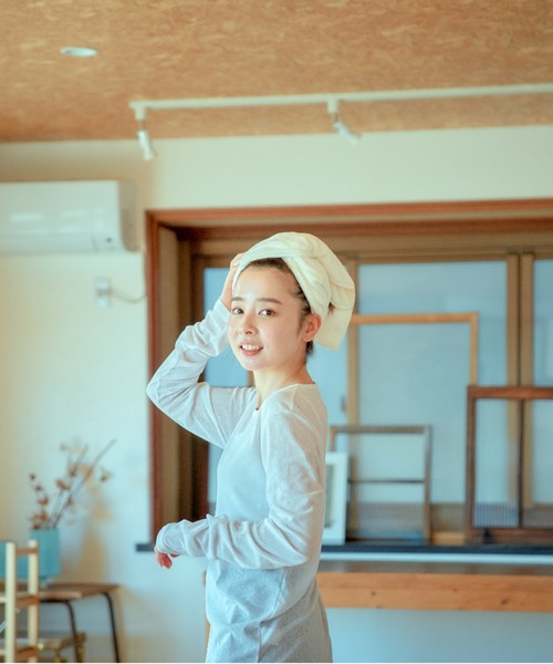 REBALANCE(リバランス)の「Mofuwa ヘアドライタオル 2枚セット ヒアルロン酸配合(タオル・レディース・スモークグレー/ホワイト/ダークグレー・ONE SIZE)」の17枚目の写真