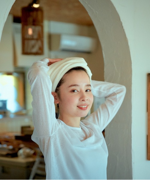 REBALANCE(リバランス)の「Mofuwa ヘアドライタオル 2枚セット ヒアルロン酸配合(タオル・レディース・スモークグレー/ホワイト/ダークグレー・ONE SIZE)」の18枚目の写真