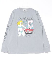【RS】【RDS】プリント長袖Tシャツ