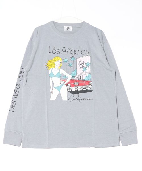 ARCHIVER(アーカイバ)の「【RS】【RDS】プリント長袖Tシャツ(Tシャツ/カットソー・レディース・オレンジ/ブラック/グレー/ホワイト・LARGE/MEDIUM)」の4枚目の写真