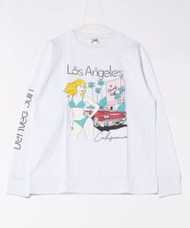 【RS】【RDS】プリント長袖Tシャツ