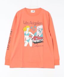 【RS】【RDS】プリント長袖Tシャツ
