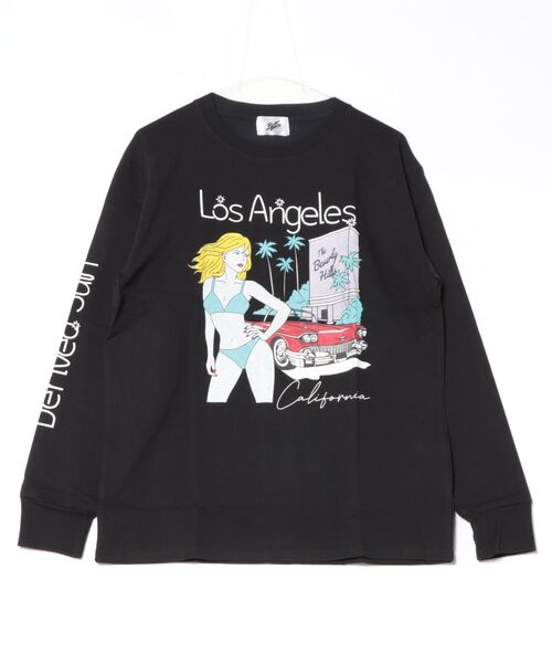 ARCHIVER(アーカイバ)の「【RS】【RDS】プリント長袖Tシャツ(Tシャツ/カットソー・レディース・オレンジ/ブラック/グレー/ホワイト・LARGE/MEDIUM)」の3枚目の写真
