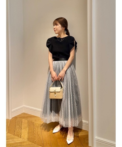 セール】【LOULOU WILLOUGHBY】スキャーラッププルオーバー（ニット