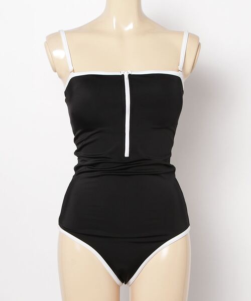 SWIM WEAR]FRONT ZIP OP(S0120)（水着）｜mikomori（ミコモリ