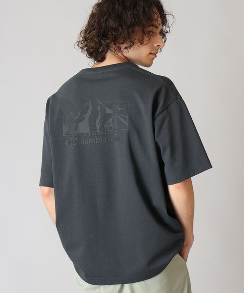 45R スマアール　コットンリネンショート丈Tシャツ 墨黒　S SHIPS any tシャツ any: 「手洗い可能」リネンミックス サマーニット