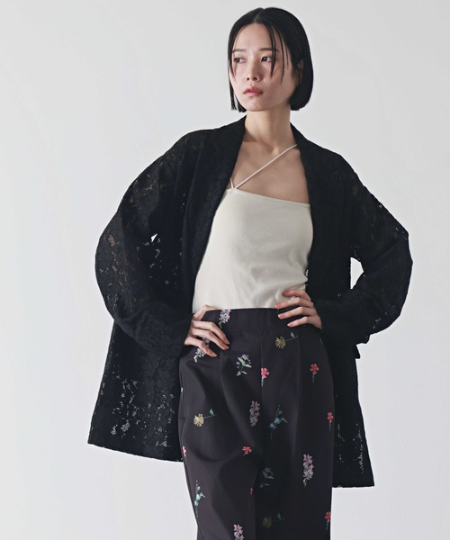 seyto クラッシュベロアシングルテーラードジャケット グレー seyto（セイト）の「Crash velour single tailored jacket