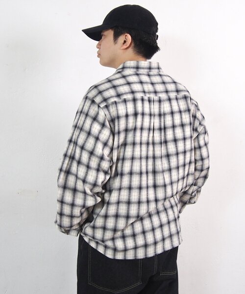 WHO'S WHO gallery（フーズフーギャラリー）の「【BLESS YOU/ブレスユー】 チェックシャツ（シャツ/ブラウス・レディース・ブラック/ホワイト・FREE）」の6枚目の写真