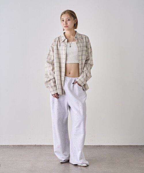 WHO'S WHO gallery（フーズフーギャラリー）の「【BLESS YOU/ブレスユー】 チェックシャツ（シャツ/ブラウス・レディース・ブラック/ホワイト・FREE）」の21枚目の写真