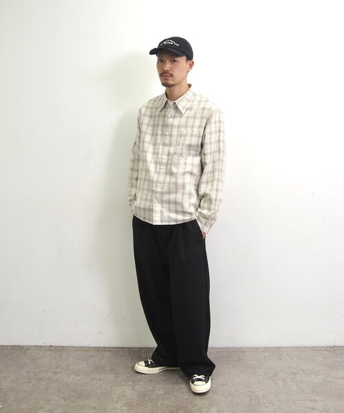 WHO'S WHO gallery（フーズフーギャラリー）の「【BLESS YOU/ブレスユー】 チェックシャツ（シャツ/ブラウス・レディース・ブラック/ホワイト・FREE）」の20枚目の写真