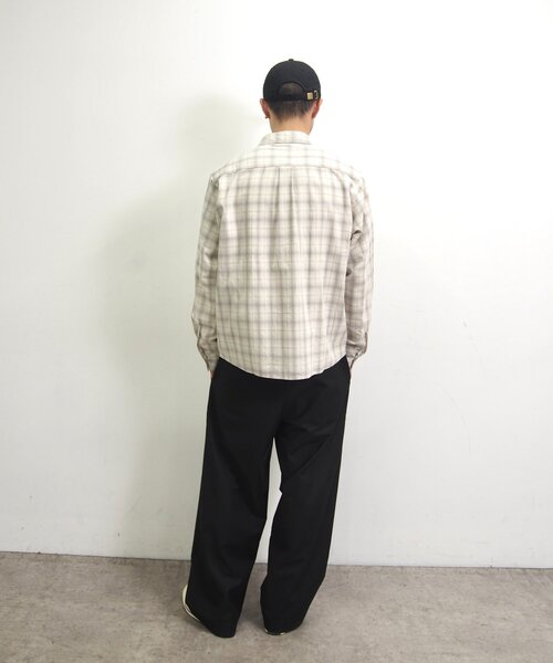 WHO'S WHO gallery（フーズフーギャラリー）の「【BLESS YOU/ブレスユー】 チェックシャツ（シャツ/ブラウス・レディース・ブラック/ホワイト・FREE）」の19枚目の写真