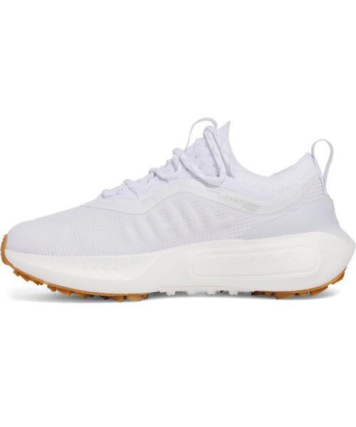 UNDER ARMOUR（アンダーアーマー）の「UAファントム フォア スパイクレス（ゴルフ/レディース）（スニーカー・レディース・ホワイト・24.5cm/25.0cm/24.0cm/23.0cm/23.5cm/22.5cm）」の2枚目の写真