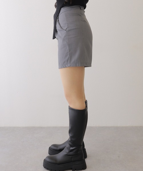 Lace Ladies(レースレディース)の「タック ハイウエスト フレア ショート パンツ(その他パンツ・レディース・モカ/ブラック/グレー・M/L/XL/S)」の20枚目の写真