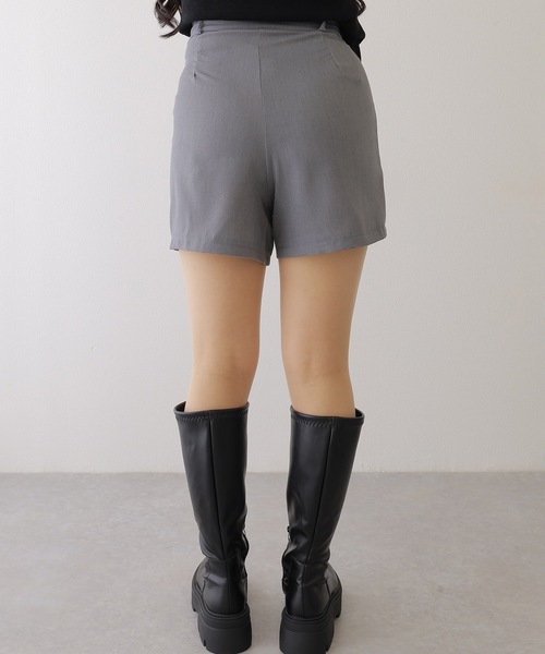 Lace Ladies(レースレディース)の「タック ハイウエスト フレア ショート パンツ(その他パンツ・レディース・モカ/ブラック/グレー・M/L/XL/S)」の21枚目の写真