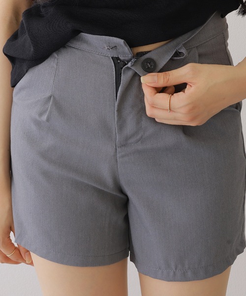 Lace Ladies(レースレディース)の「タック ハイウエスト フレア ショート パンツ(その他パンツ・レディース・モカ/ブラック/グレー・M/L/XL/S)」の22枚目の写真