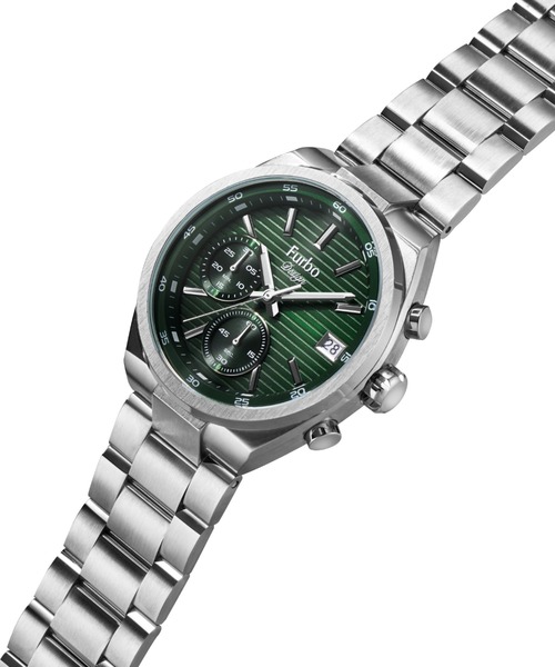 Orobianco（オロビアンコ）の「【Furbo design】 フルボデザイン Lavora メンズ 腕時計 ウォッチ（アナログ腕時計・メンズ・ブラック/グリーン/ホワイト・FREE）」の9枚目の写真