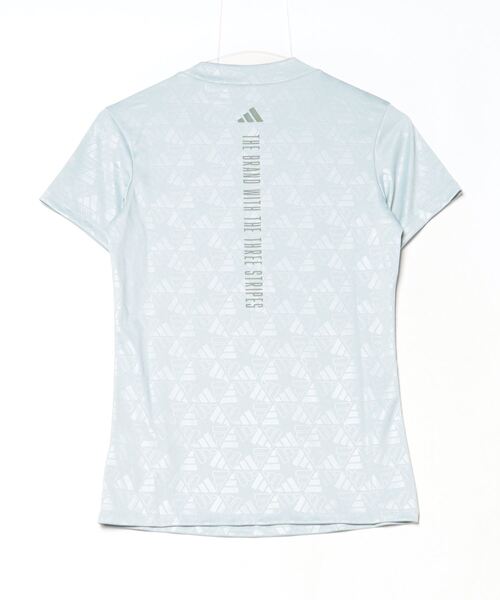 セール】BOSロゴ柄 デボス モックネック半袖シャツ【adidas Golf