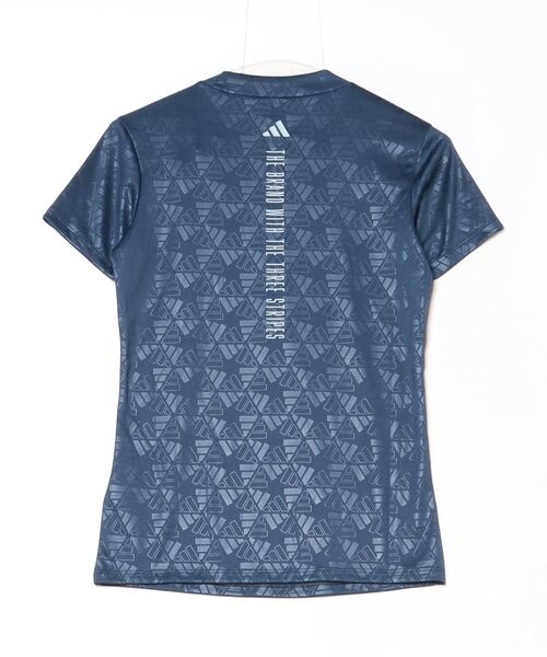 セール】BOSロゴ柄 デボス モックネック半袖シャツ【adidas Golf