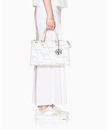 ARMANI EXCHANGE | 【A|X アルマーニ エクスチェンジ】オールオーバーマキシロゴ ミディアムハンドバッグ(ハンドバッグ)