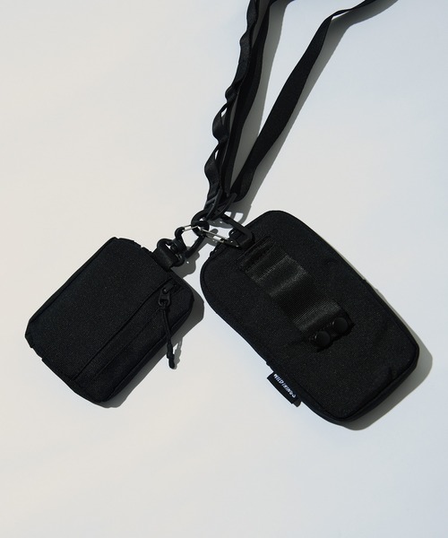 WILD THINGS（ワイルドシングス）の「【WILD THINGS】915D CORDURA ネックポーチ パスケース（ショルダーバッグ・メンズ・ブラック・FREE）」の2枚目の写真