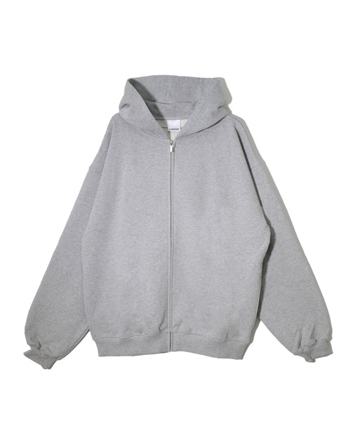 COMMON BASE（コモンベース）の「BLANK H SWEAT ZIP HOODIE（パーカー・メンズ・ホワイト/ライトグレー/ブラック/ヘザーグレー・SMALL/MEDIUM/LARGE/X-LARGE）」の4枚目の写真