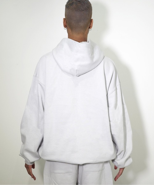 COMMON BASE（コモンベース）の「BLANK H SWEAT ZIP HOODIE（パーカー・メンズ・ホワイト/ライトグレー/ブラック/ヘザーグレー・SMALL/MEDIUM/LARGE/X-LARGE）」の16枚目の写真