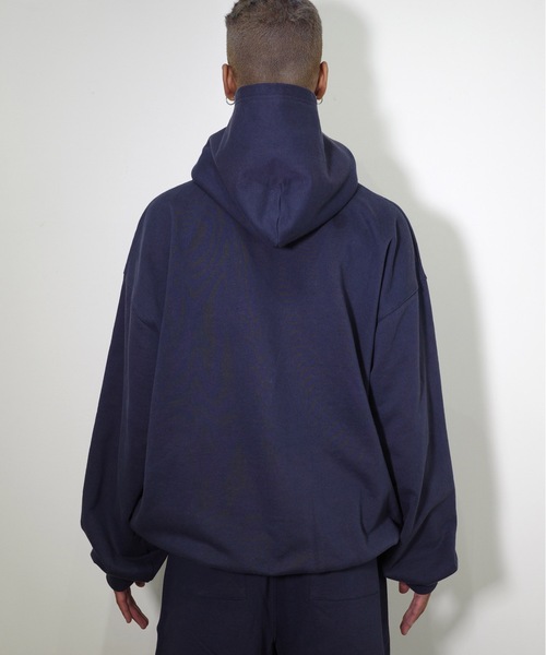 COMMON BASE（コモンベース）の「BLANK H SWEAT ZIP HOODIE（パーカー・メンズ・ホワイト/ライトグレー/ブラック/ヘザーグレー・SMALL/MEDIUM/LARGE/X-LARGE）」の21枚目の写真