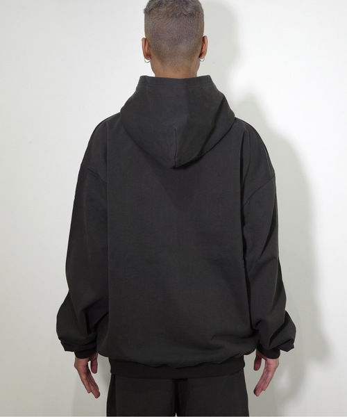 COMMON BASE（コモンベース）の「BLANK H SWEAT ZIP HOODIE（パーカー・メンズ・ホワイト/ライトグレー/ブラック/ヘザーグレー・SMALL/MEDIUM/LARGE/X-LARGE）」の9枚目の写真