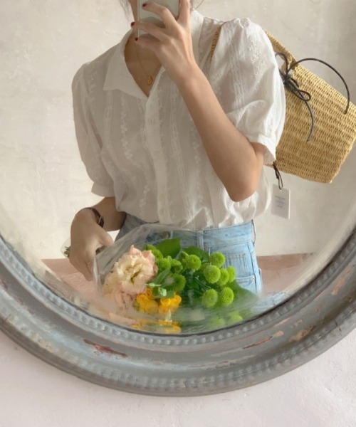 BLANC FICELLE(ブランフィセル)の「半袖 レース オープンシャツ(シャツ/ブラウス・レディース・B/A・S/M/L)」の18枚目の写真