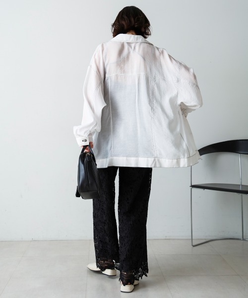 auralee シアーシャツジャケット セール】シアーシャツジャケット（Tシャツ/カットソー）｜Bou