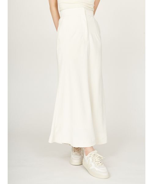 emmi(エミ)の「ジョーゼットナロースカート(スカート・レディース・アイボリー/ブラック/ブラウン・0/1)」の5枚目の写真