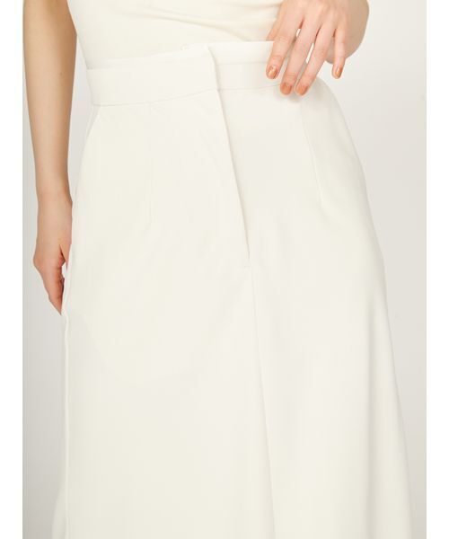 emmi(エミ)の「ジョーゼットナロースカート(スカート・レディース・アイボリー/ブラック/ブラウン・0/1)」の9枚目の写真