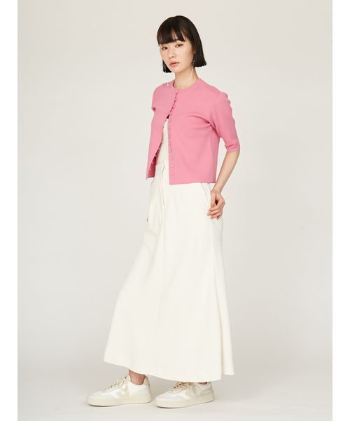 emmi(エミ)の「ジョーゼットナロースカート(スカート・レディース・アイボリー/ブラック/ブラウン・0/1)」の16枚目の写真