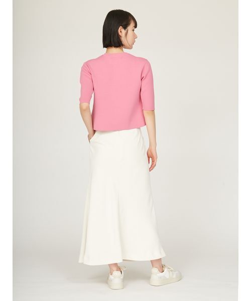 emmi(エミ)の「ジョーゼットナロースカート(スカート・レディース・アイボリー/ブラック/ブラウン・0/1)」の17枚目の写真