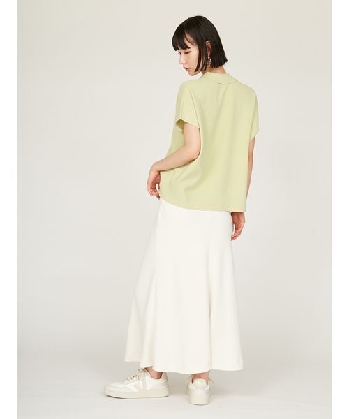 emmi(エミ)の「ジョーゼットナロースカート(スカート・レディース・アイボリー/ブラック/ブラウン・0/1)」の20枚目の写真